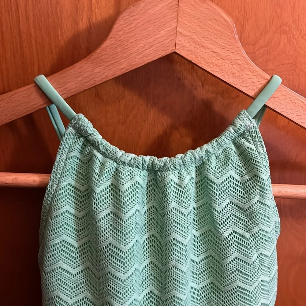 Abercrombie Kids High Neck Crochet Girls One Piece.